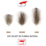 Plumas CDC Polish Selected Pato Salvaje Natural 50 unidades