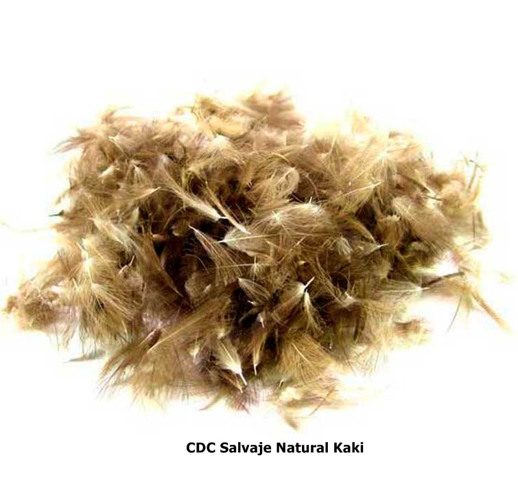 Plumas de CDC Salvaje Natural Kaki ,Kaki Campbell 1Gr