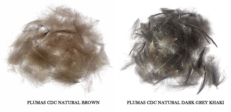 plumas de cdc natural CULO DE PATO PARA MONTAJE DE MOSCAS