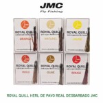 Royal Quill JMC Quill de Pavo Real Desbarbado