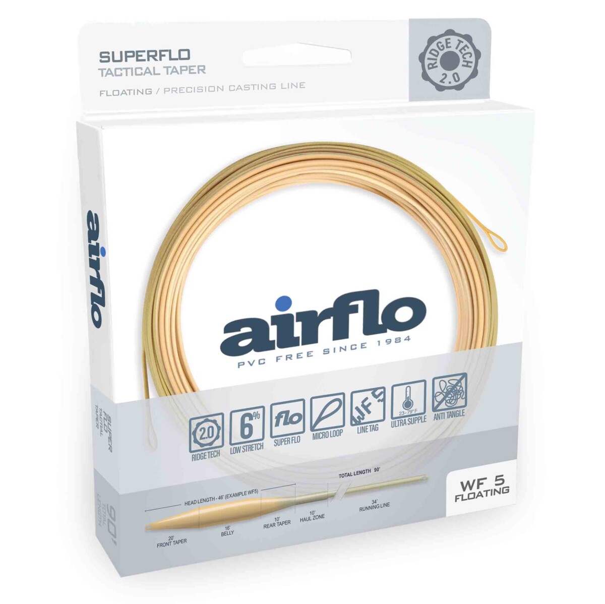 Linea AIRFLO RIDGE 2.0 SUPERFLO TACTICAL Fly Line