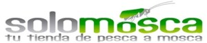 Logotipo tienda pesca a mosca Solomosca