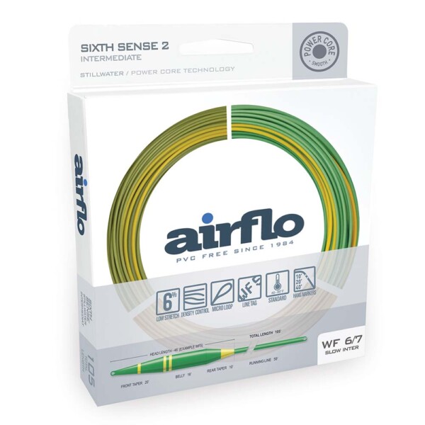 LINEA-AIRFLO-SIXTH-SENSE-2-INTERMEDIATE-pesca-mosca-lago