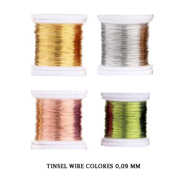 Tinsel Wire 0,09 mm de colores