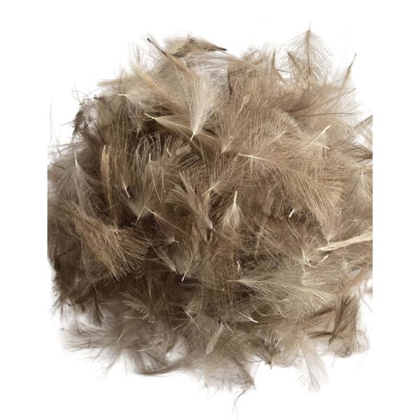 Polish Plumas de CDC Pato Natural Khaki 2 Gr.